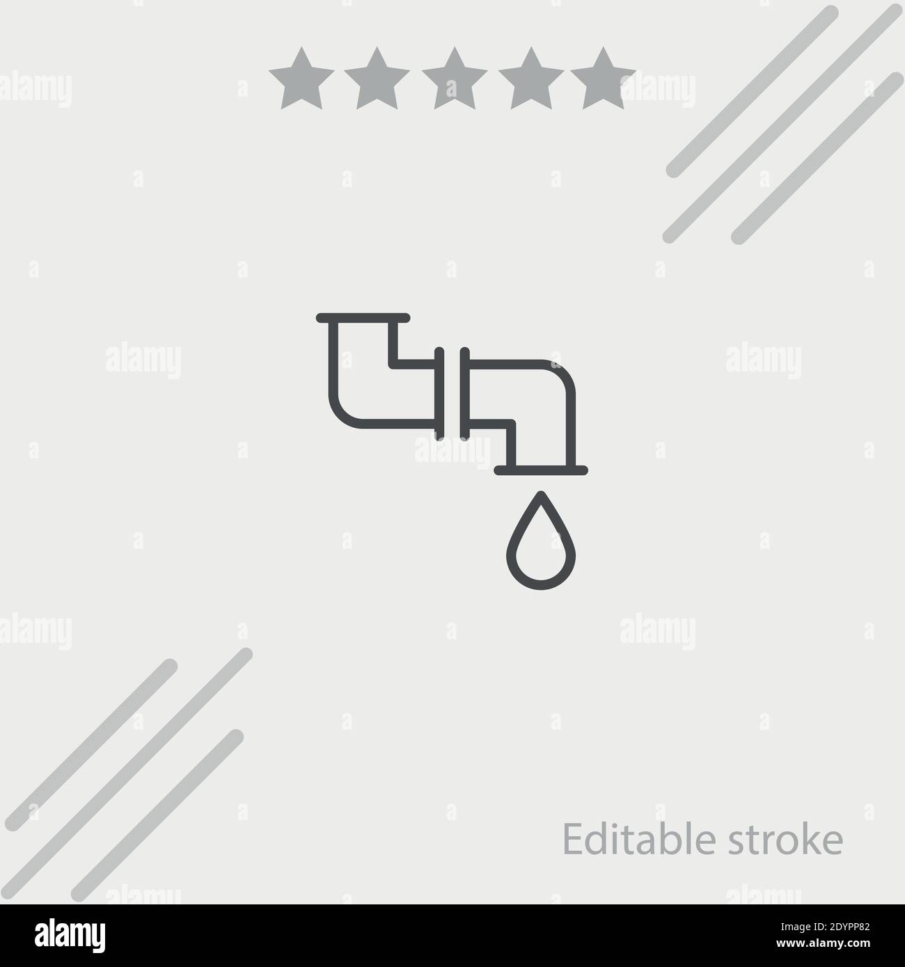 pipes vector icon modern simple vector illustration Stock Vector Image ...