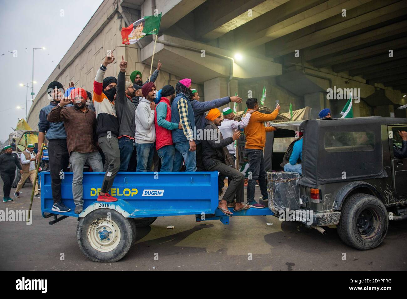 Ongoing farmer protests hi-res stock photography and images - Alamy