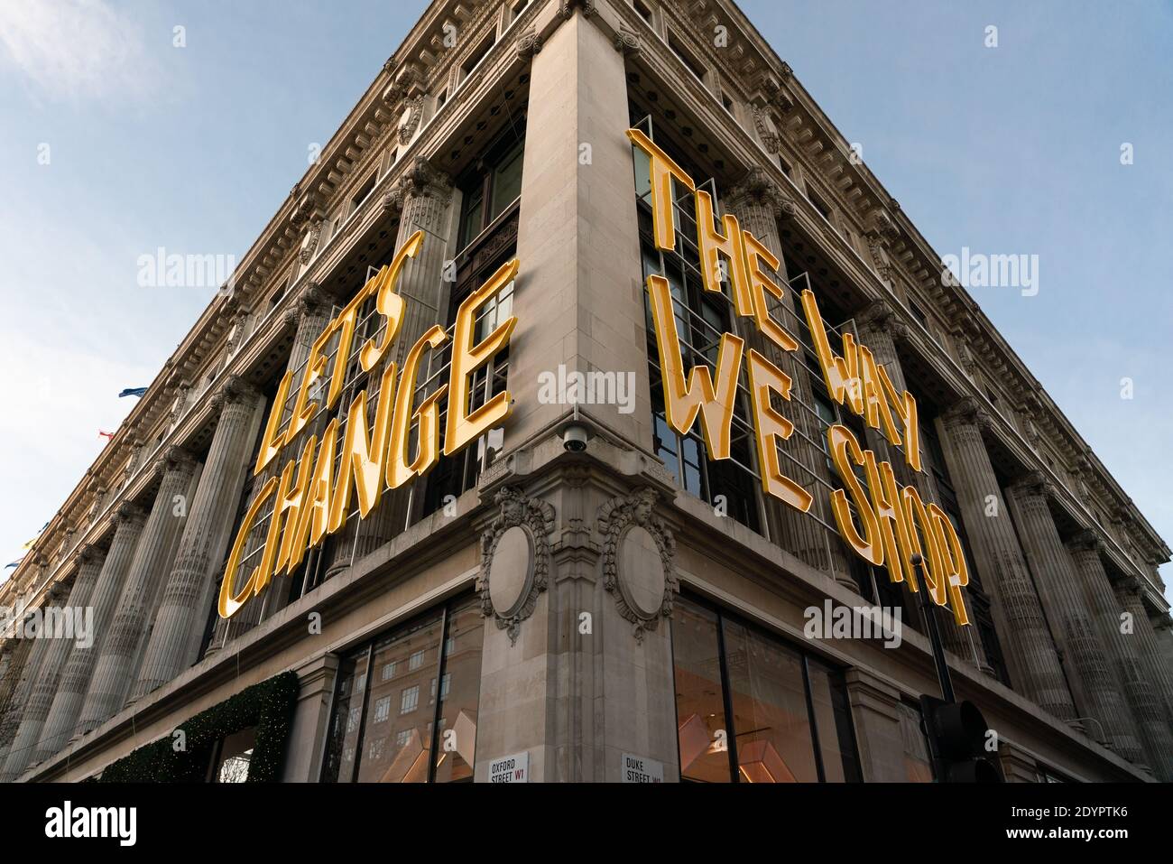 Selfridge's Oxford Street Stock Photo Alamy