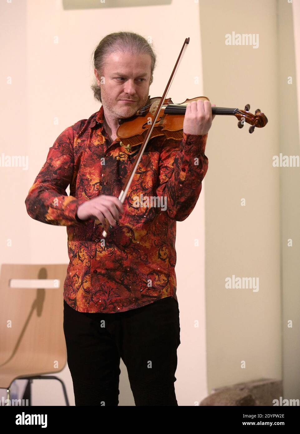 Pavel Šporcl, violinist Stock Photo