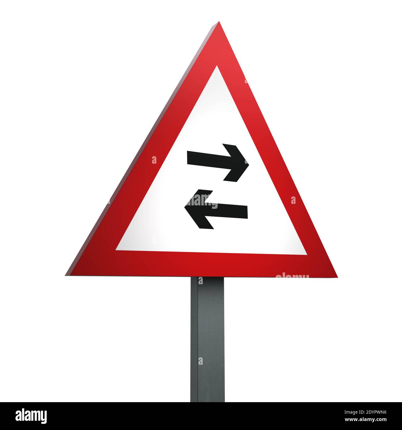 3D Render Road Sign of Twoway traffic crosses oneway road Isolated on a Whi Stock Photo Alamy 3D Render Road Sign of Twoway traffic crosses oneway road Isolated on a Whi Stock Photo Alamy