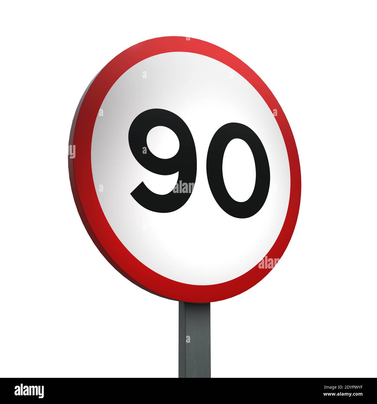 90 speed limit sign hi res stock photography and images Alamy