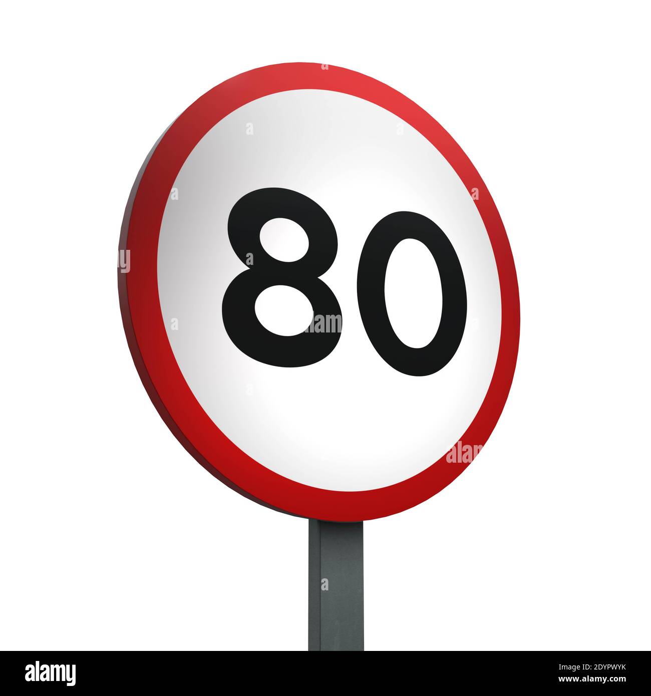 Speed Limit 80 Sign Hi res Stock Photography And Images Alamy