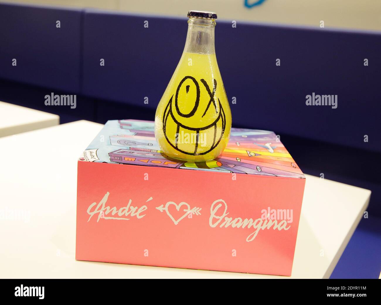 Orangina bottle hi-res stock photography and images - Alamy