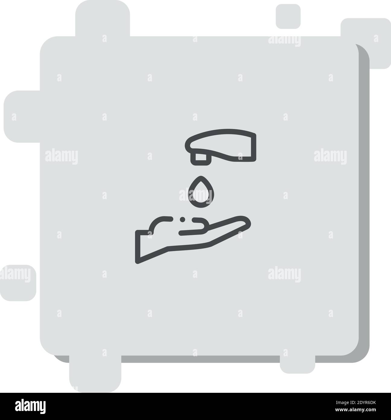 water tap vector icon modern simple vector illustration Stock Vector ...