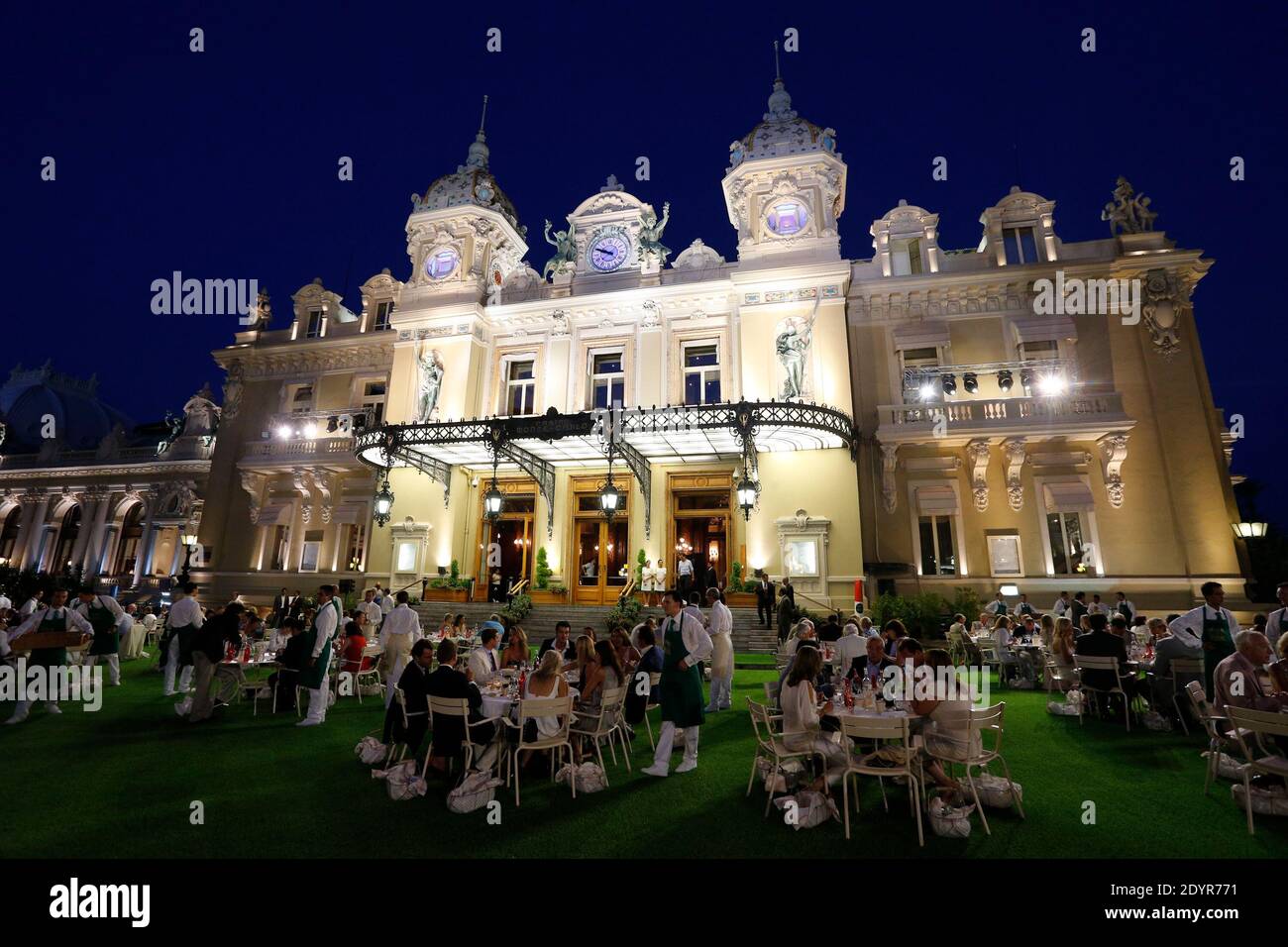 General view of the ceremony marking the 150th anniversary of the SBM in Monte-Carlo, Monaco, on July 5, 2013. Photo by Philippe Fitte/Pool/ABACAPRESS.COM Stock Photo