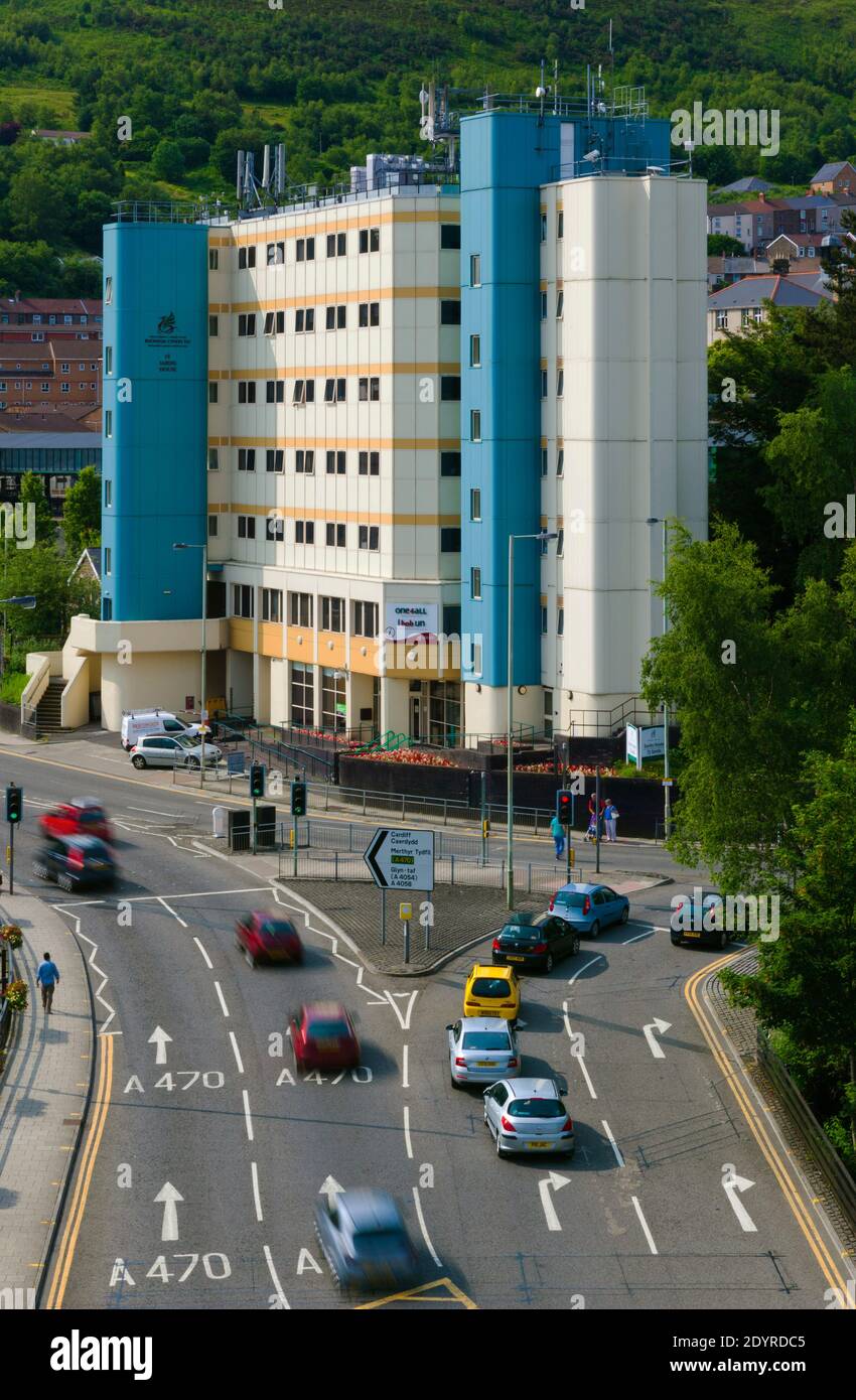 Pontypridd buildings hires stock photography and images Alamy