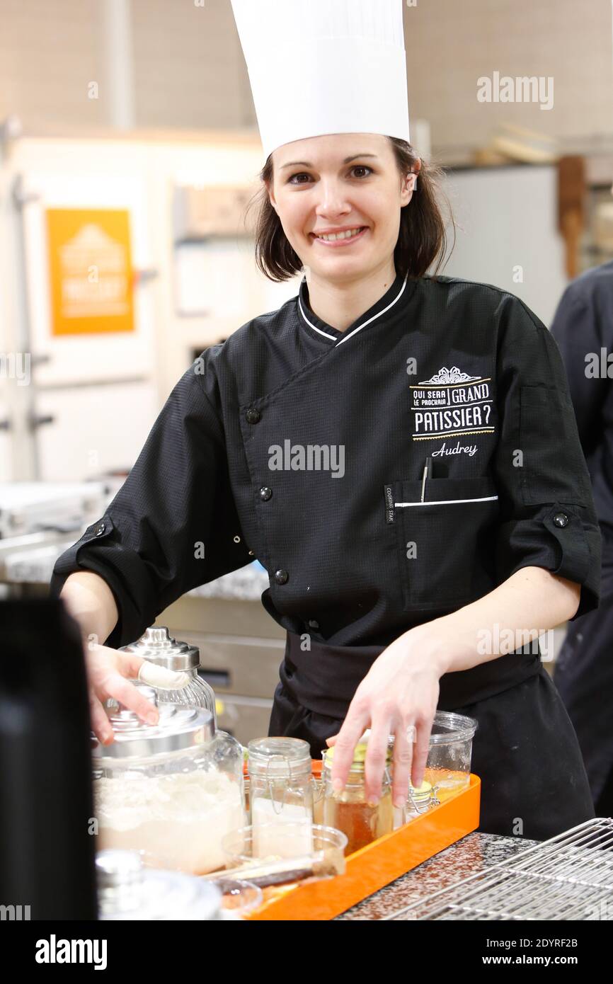 EXCLUSIF - Audrey gagnante de l'emission "Qui sera le Prochain Grand  Patissier" sur France 2, Paris, France, Ecole Gregoire Ferrandi, juin 2013.  Photo by Marie Etchegoyen/ABACAPRESS. COM Stock Photo - Alamy