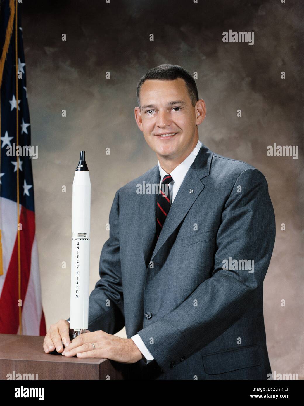 Clifton Curtis 'C.C.' Williams Jr. (1932 – October 5, 1967) (Major, USMC), American naval aviator, test pilot, mechanical engineer, major in the United States Marine Corps, and NASA astronaut, who was killed in a plane crash Stock Photo