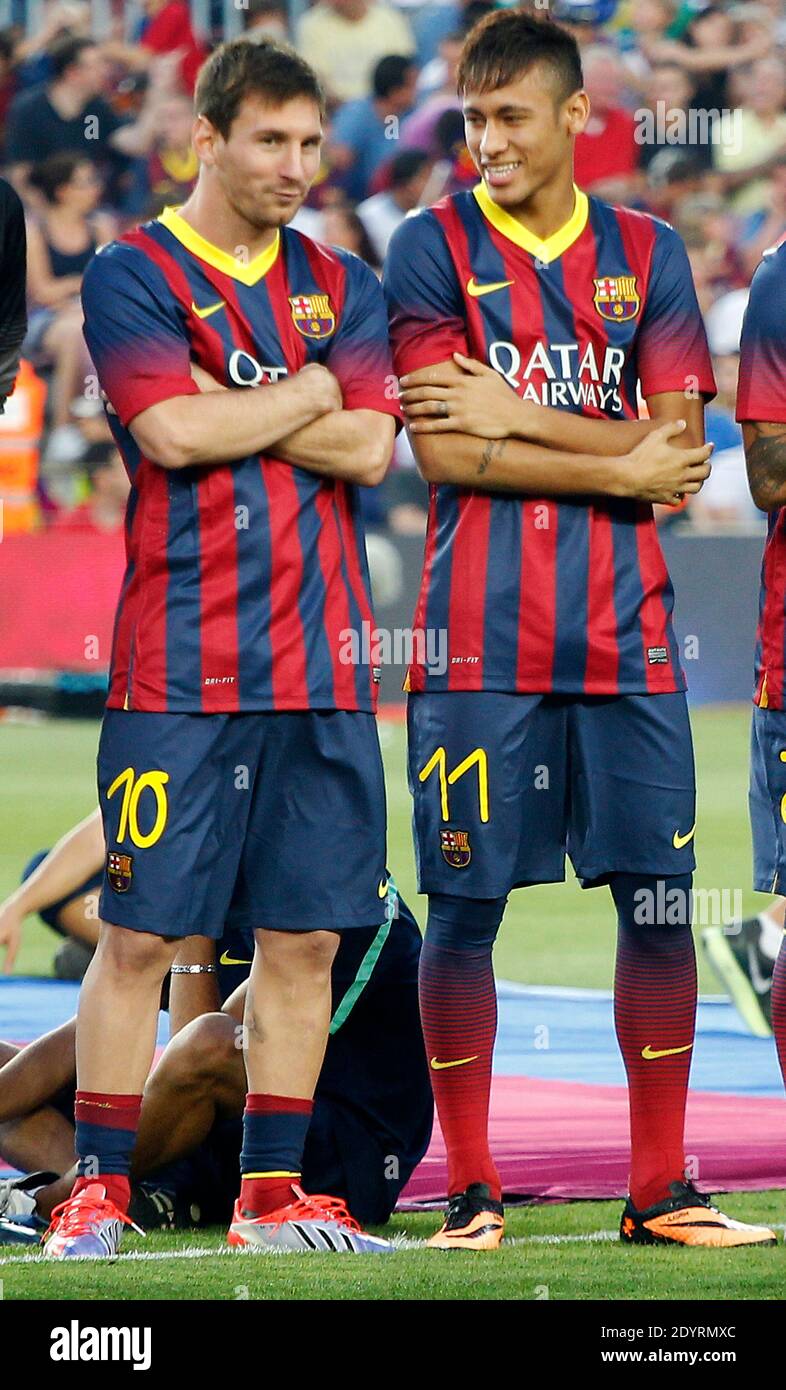 Neymar Jr Messi Barcelona Hi res Stock Photography And Images Alamy