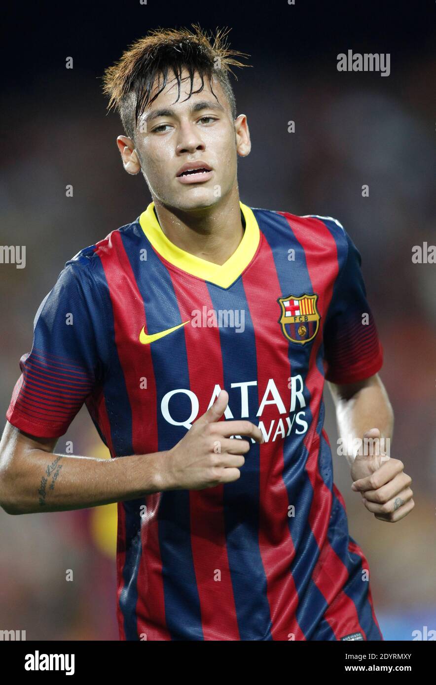 FC Barcelona's Neymar Jr during a Friendly soccer match, FC