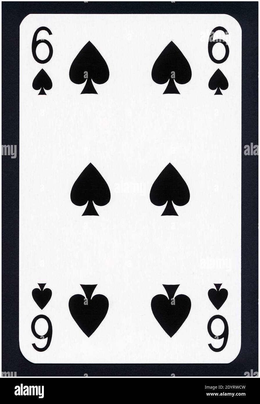 Playing cards of Spades suit isolated on black background - High quality XXL. Stock Photo