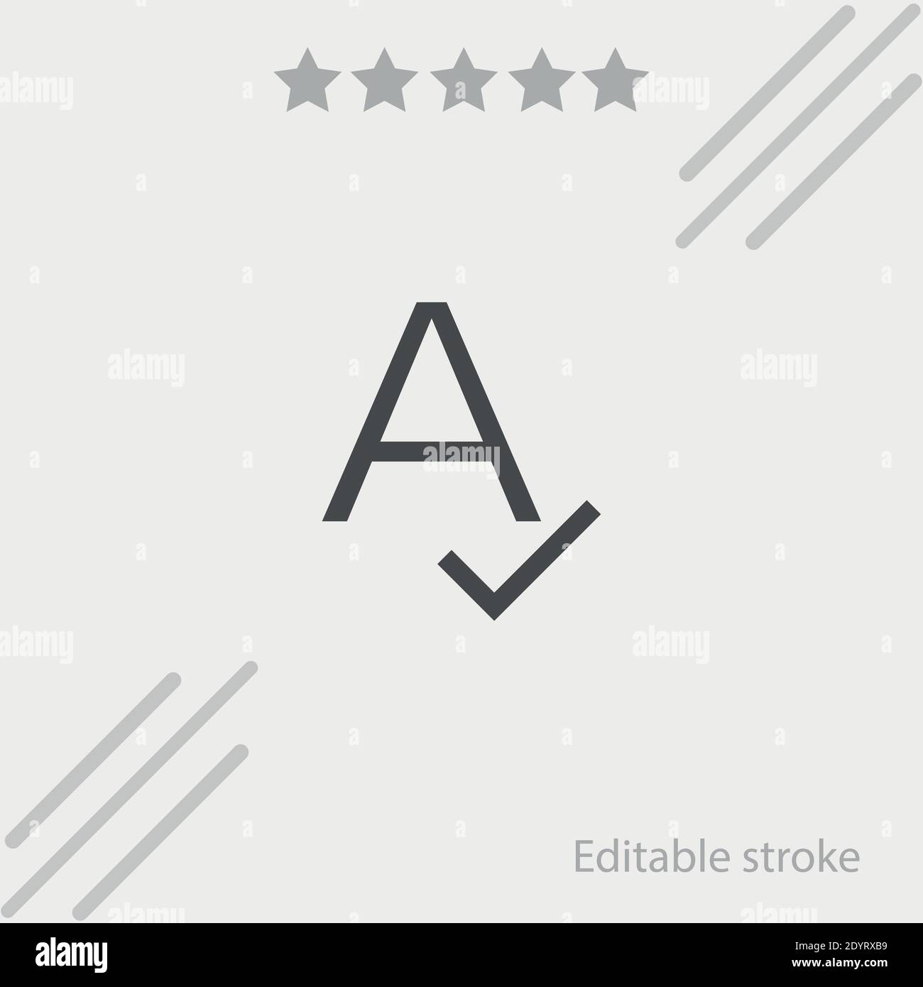 spell vector icon modern simple vector illustration Stock Vector Image ...