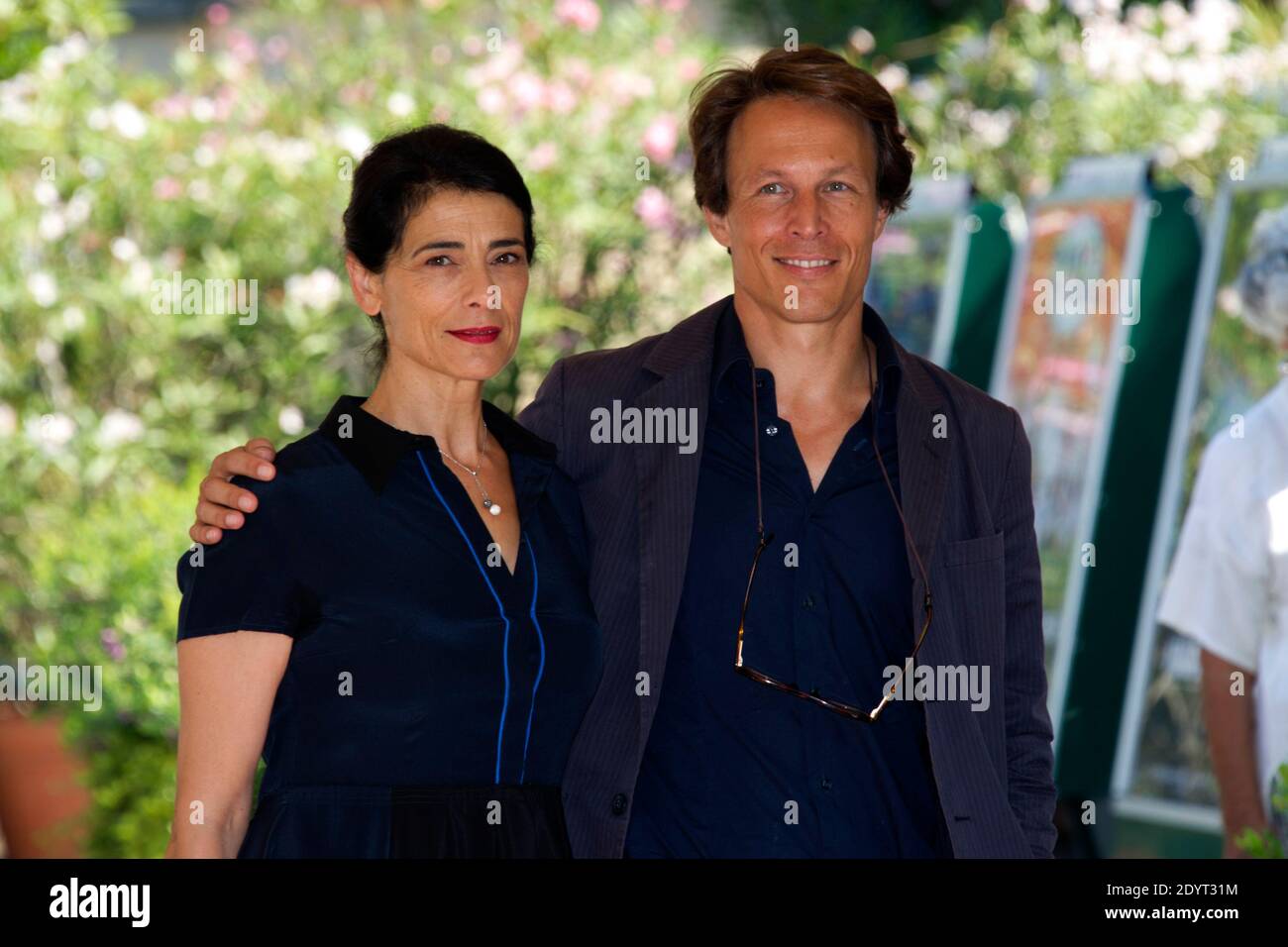 Hiam Abbass and Roberto Zibetti arriving at the Excelsior Hotel during the 70th Venice International Film Festival Mostra, at Lido island in Venice, Italy on August 30, 2013. Photo by Aurore Marechal/ABACAPRESS.COM Stock Photo