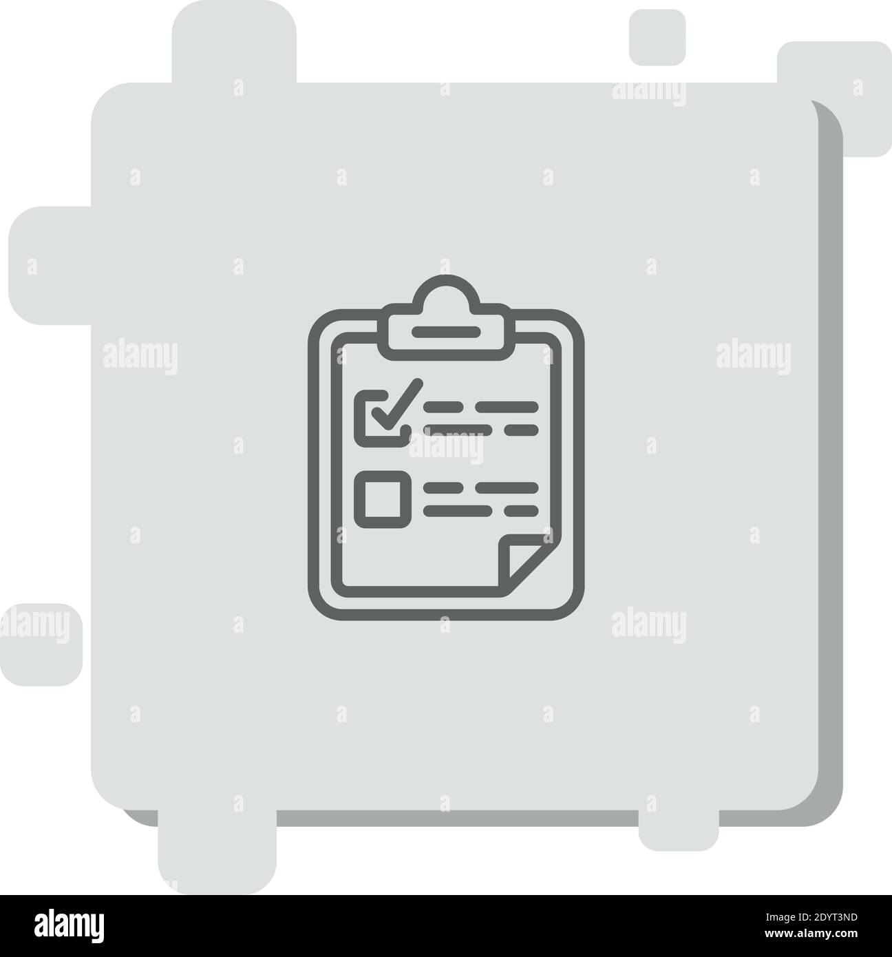 clipboard vector icon modern simple vector illustration Stock Vector ...