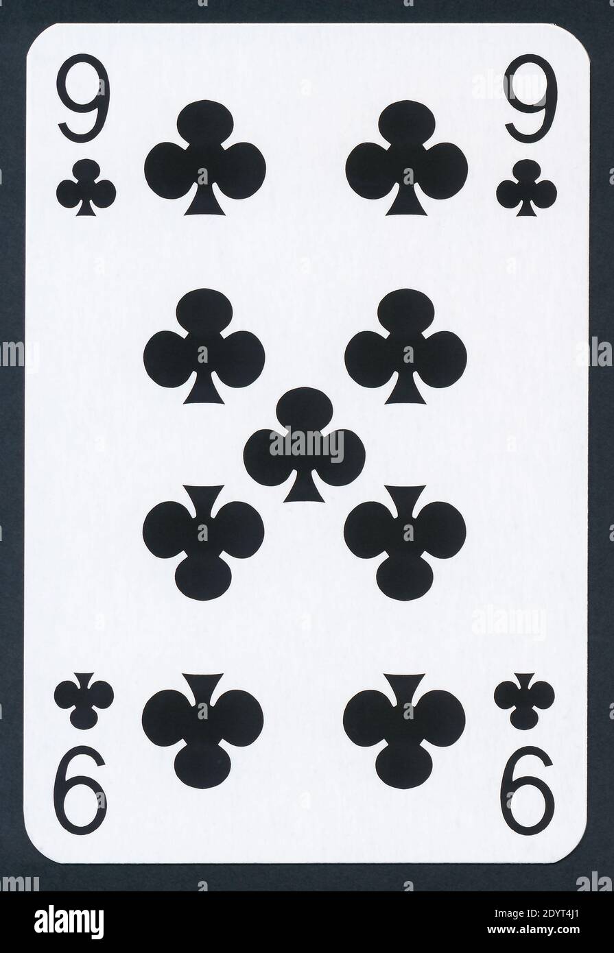 Playing cards of Clubs suit isolated on black background - High quality ...