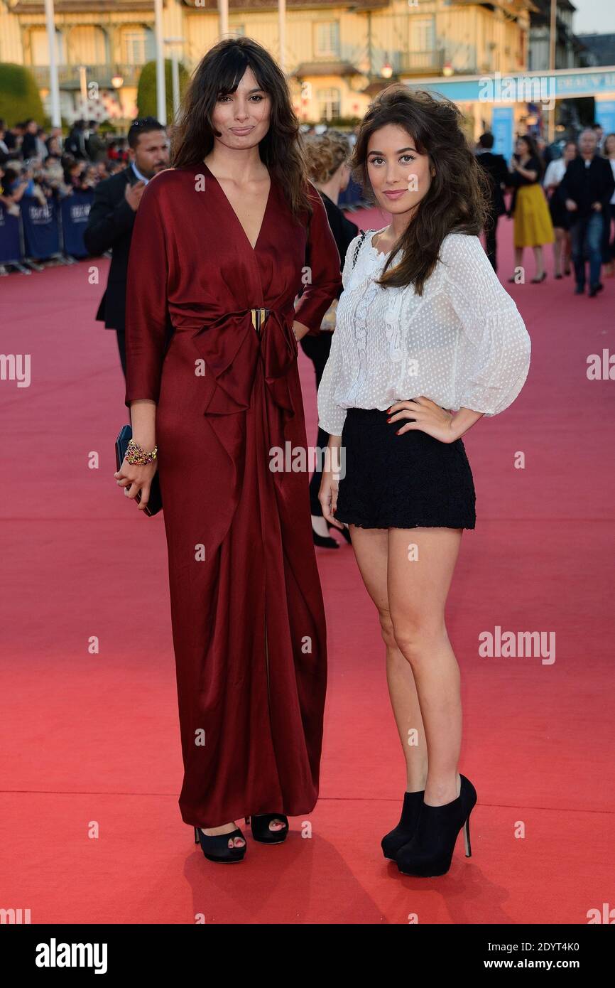Gabriella Wright and Fanny Valette attending the screening of 'Blue Jasmine' as part of the 39th Deauville American Film Festival in Deauville, France on August 31, 2013. Photo by Nicolas Briquet/ABACAPRESS.COM Stock Photo
