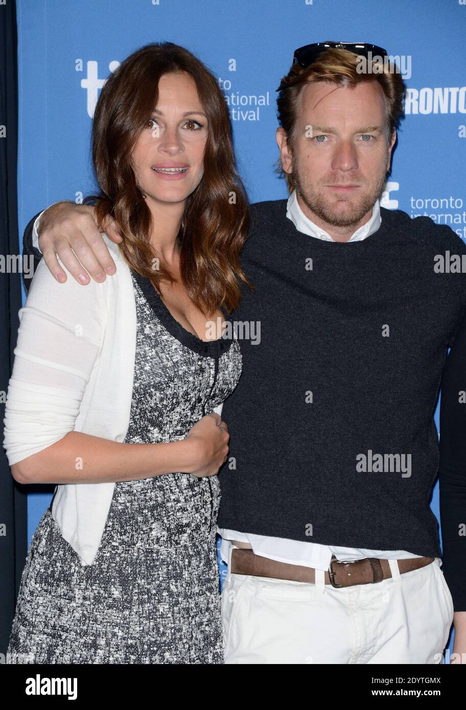 Julia Roberts and Ewan McGregor attend The August Osage County photocall at the 2013 Toronto International Film Festival in Toronto, ON, Canada on September 10, 2013. Photo by Lionel Hahn/ABACAPRESS.COM Stock Photo