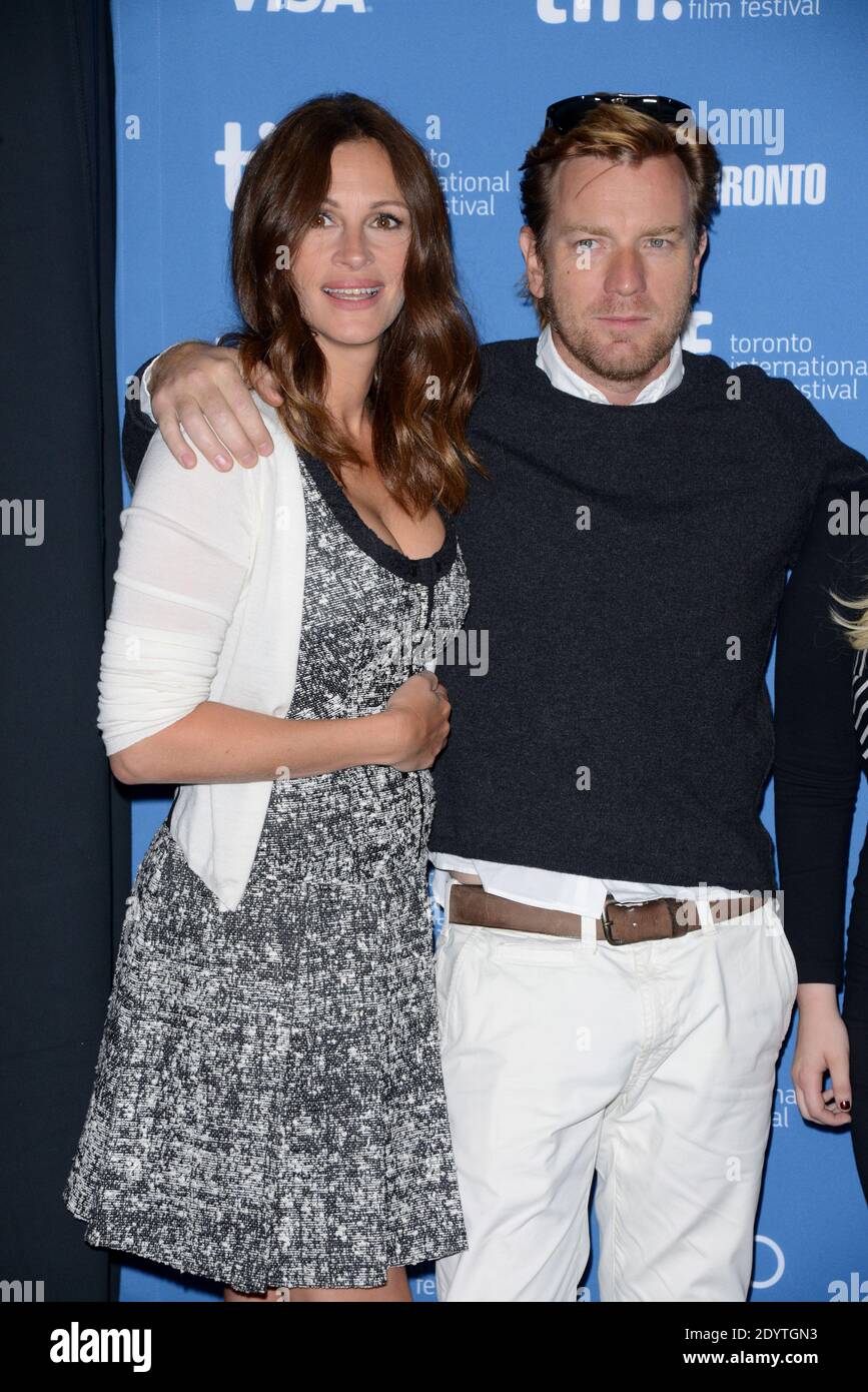 Julia Roberts and Ewan McGregor attend The August Osage County photocall at the 2013 Toronto International Film Festival in Toronto, ON, Canada on September 10, 2013. Photo by Lionel Hahn/ABACAPRESS.COM Stock Photo