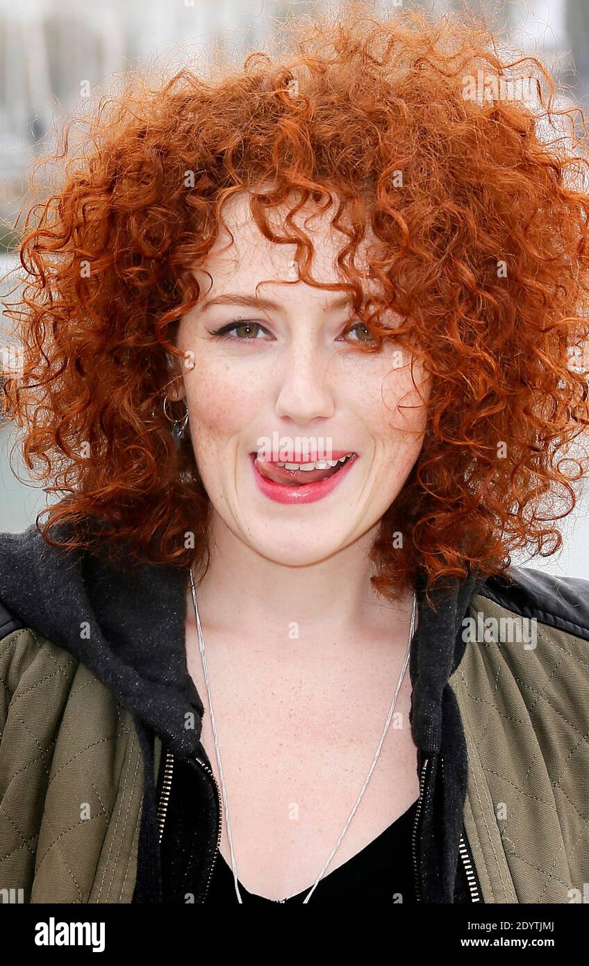 Blandine Bellavoir attending the 15th Festival of TV Fiction in La