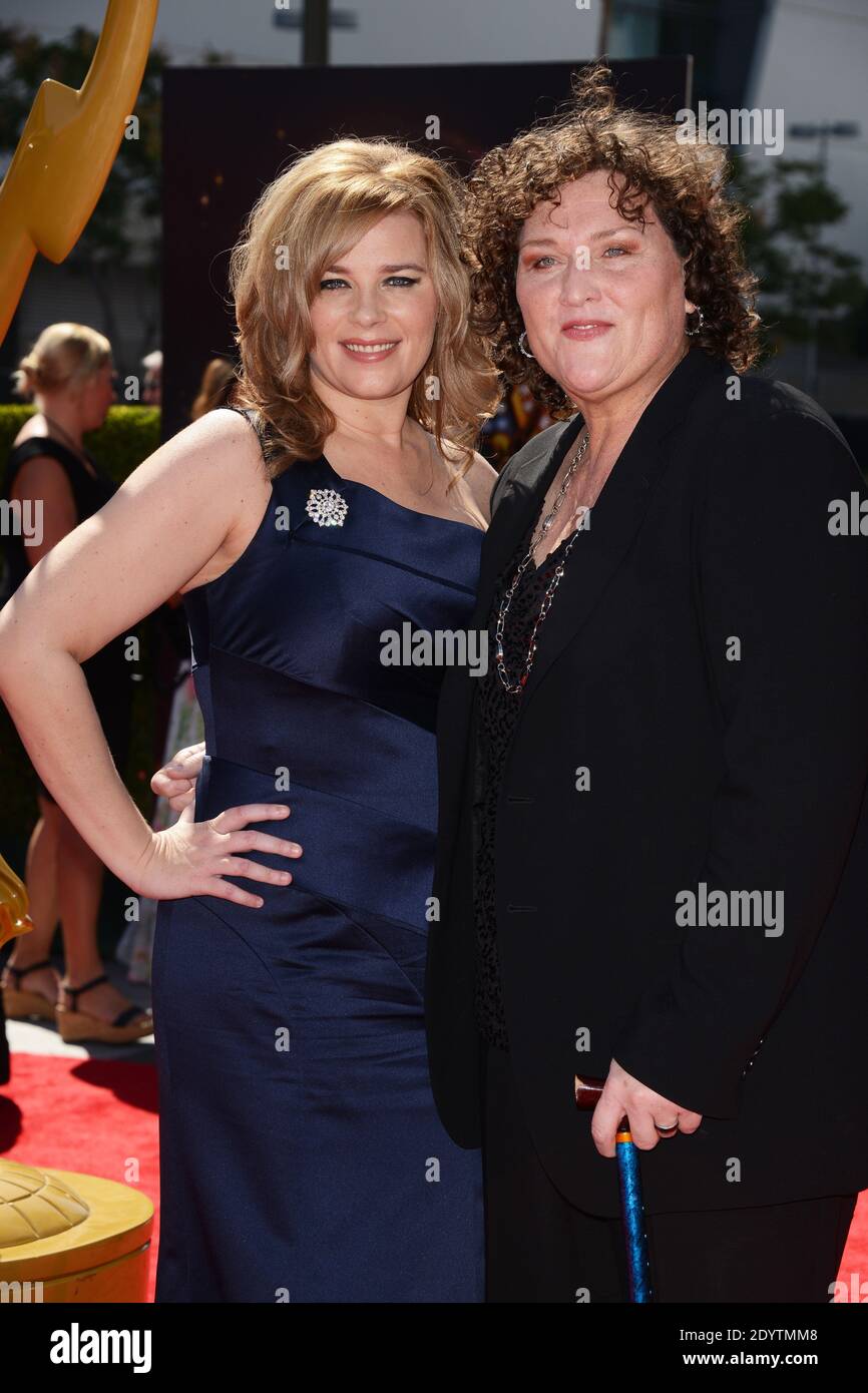 Dot-Marie Jones and Bridgett Casteen attend the Creative Arts Emmy
