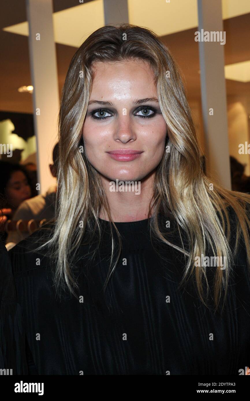 Edita Vilkeviciute attending the Vogue's Fashion Night Out in Paris ...