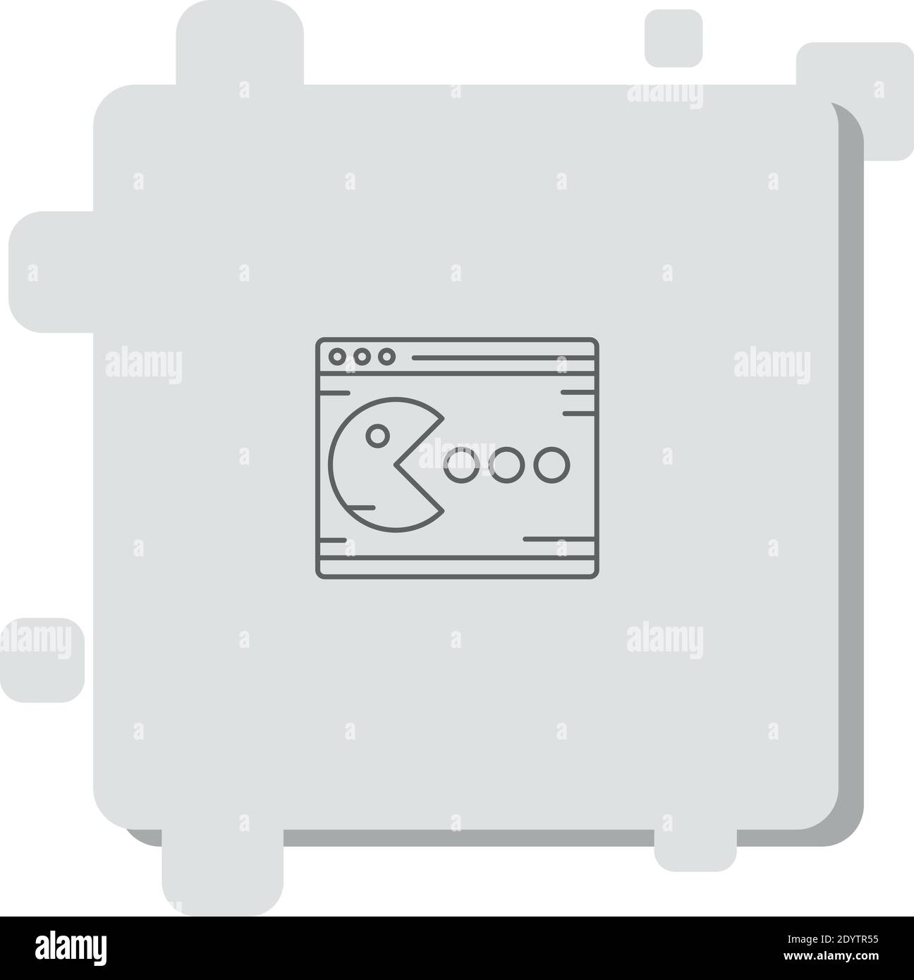 game developing vector icon modern simple vector illustration Stock Vector