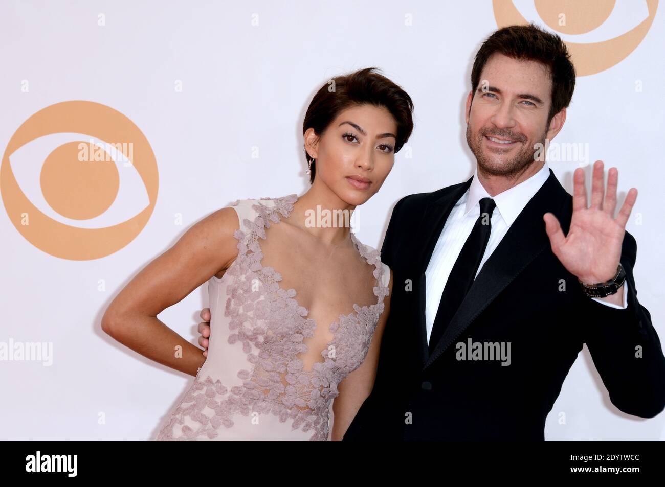 Shasi Wells and Dylan McDermott arrive at the 65th Annual Primetime Emmy Awards held at Nokia Theatre L.A. Live in Los Angeles, CA, USA, on September 22, 2013. Photo by Lionel Hahn/ABACAPRESS.COM Stock Photo