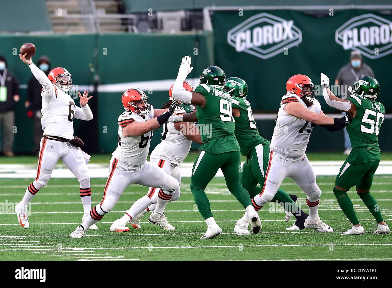 East Rutherford, New Jersey, USA. 27th Dec, 2020. Cleveland Browns