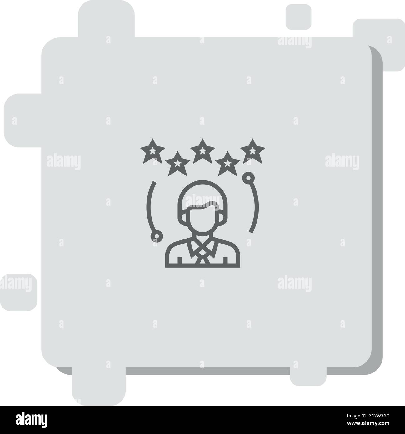 Simple star rating system Stock Vector Images - Alamy