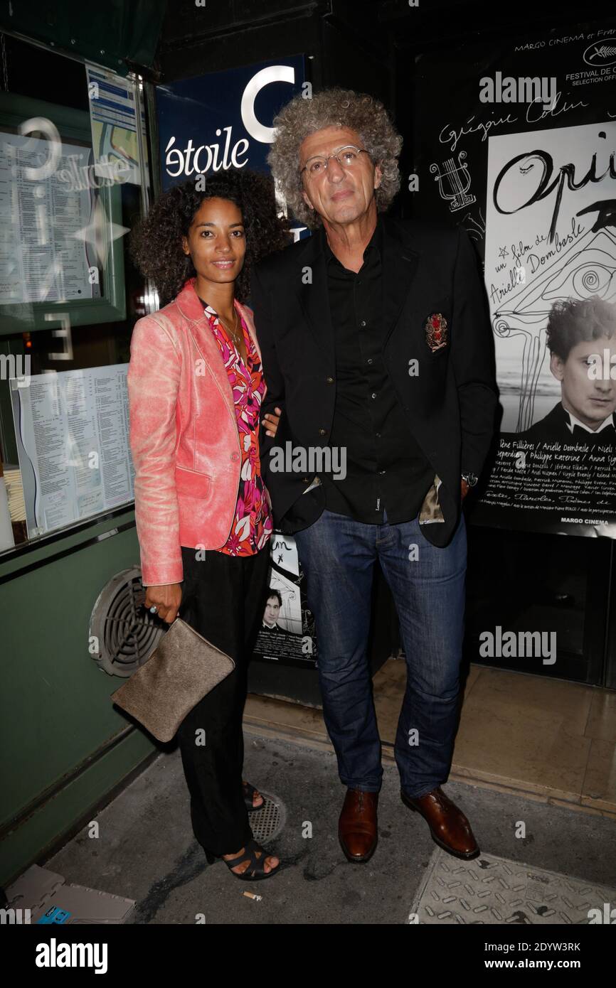 Elie Chouraqui and his wife Isabel Sulpicy attending the premiere of 'Opium' held at 'Cinema Le Saint Germain' in Paris, France on September 27, 2013. Photo by Jerome Domine/ABACAPRESS.COM Stock Photo