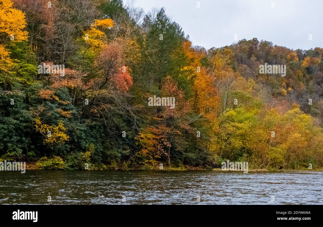 Autumn in Breaks Interstate Park Virginia Stock Photo Alamy