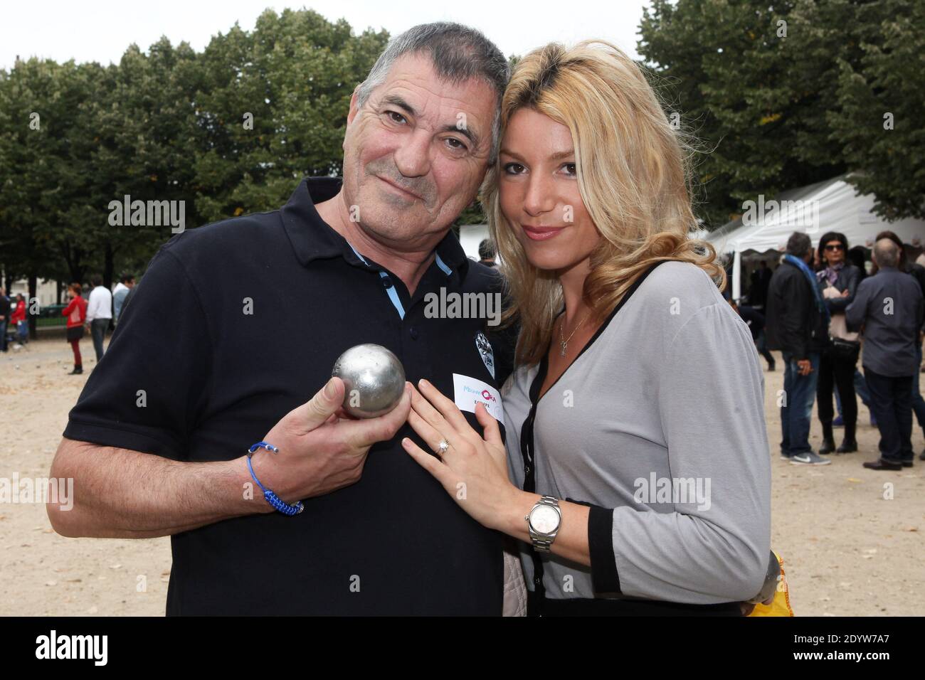 Jean-Marie Bigard attending The Petanque Tournament to benefit the  association 'Meghanora' held at Place des Invalides in Paris, France, on  September 29, 2013. Photo by Audrey Poree/ABACAPRESS.COM Stock Photo - Alamy