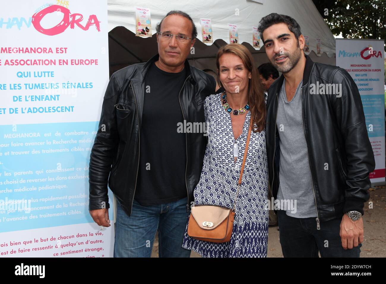 Patrick Antonini, Martine Boukobza and Ary Abittan attending The Petanque Tournament to benefit the association 'Meghanora' held at Place des Invalides in Paris, France, on September 29, 2013. Photo by Audrey Poree/ABACAPRESS.COM Stock Photo