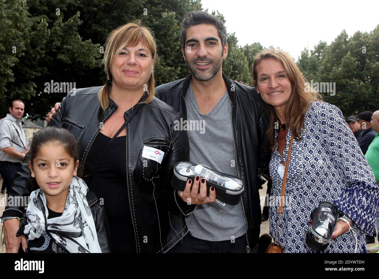 Michelle Bernier, Ary Abittan and Martine Boukobza attending The Petanque Tournament to benefit the association 'Meghanora' held at Place des Invalides in Paris, France, on September 29, 2013. Photo by Audrey Poree/ABACAPRESS.COM Stock Photo