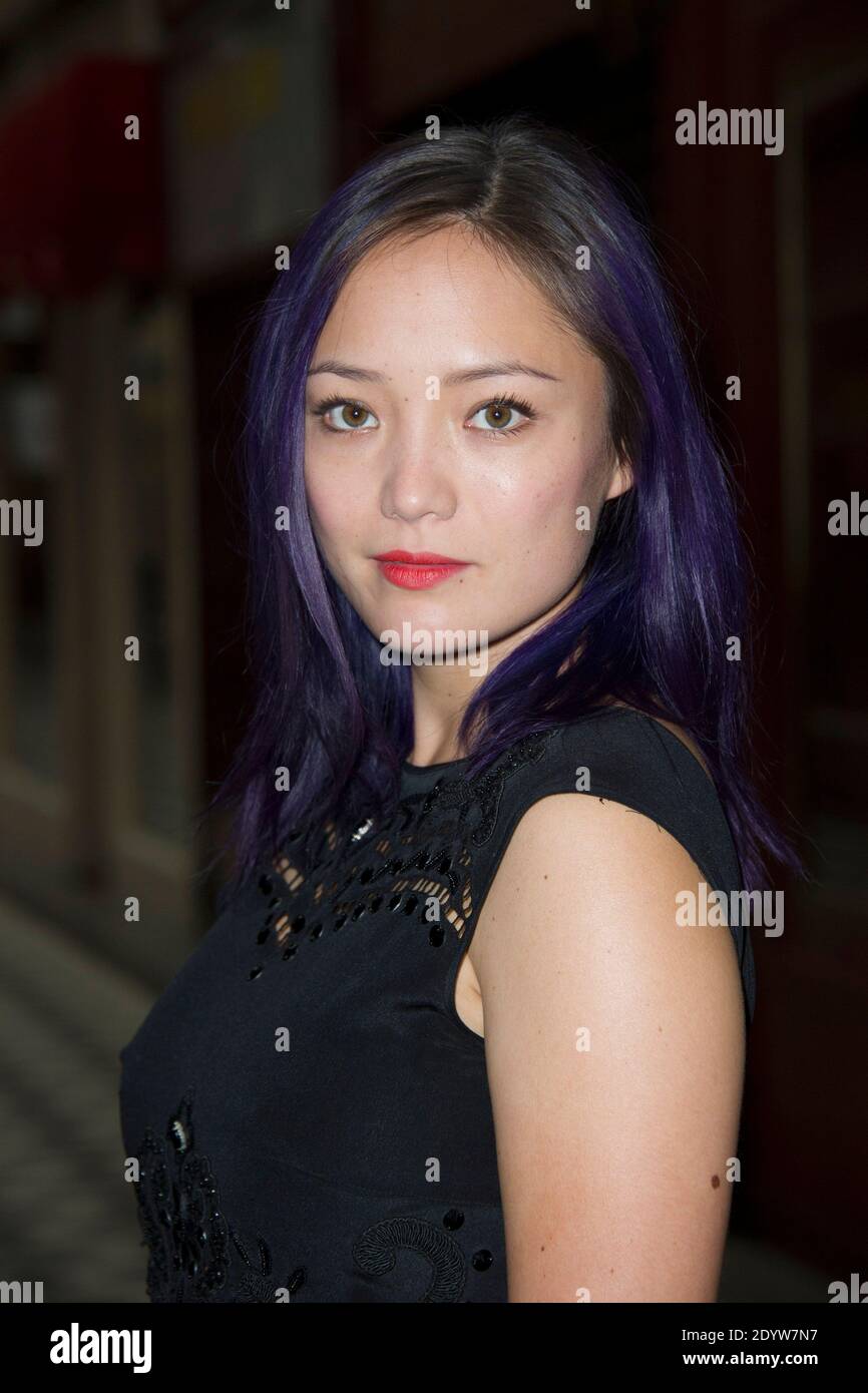 Pom Klementieff arriving for Collette Diningan's Spring-Summer 2014