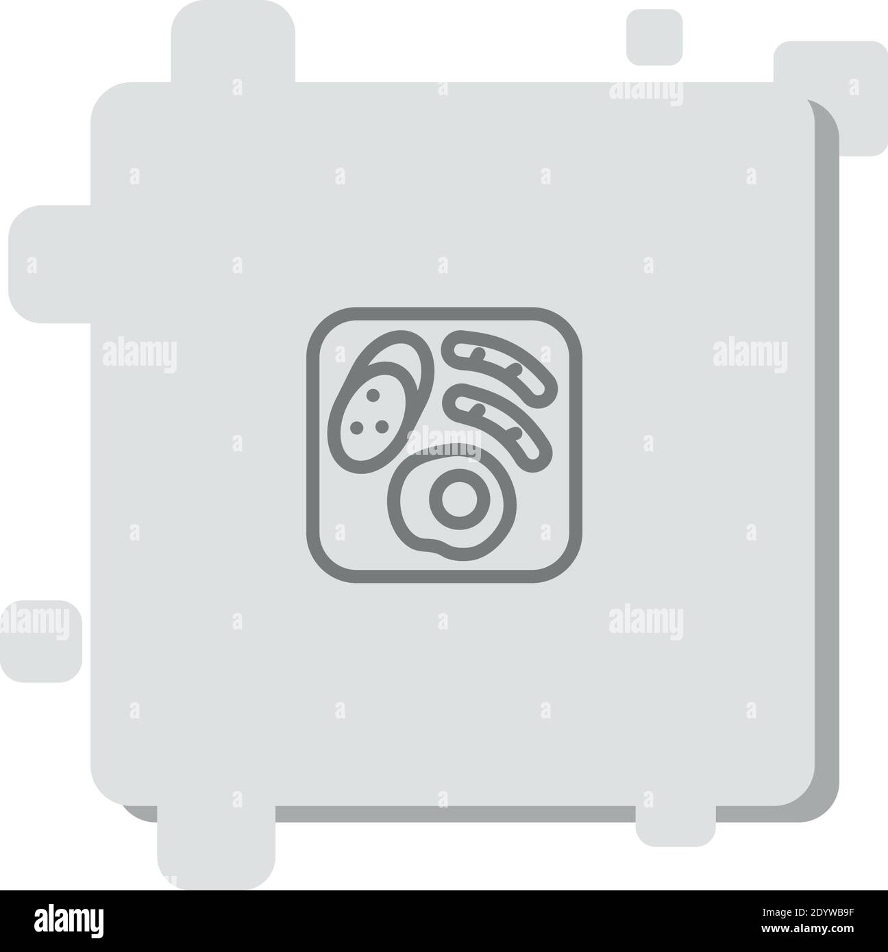 breakfast vector icon modern simple vector illustration Stock Vector ...