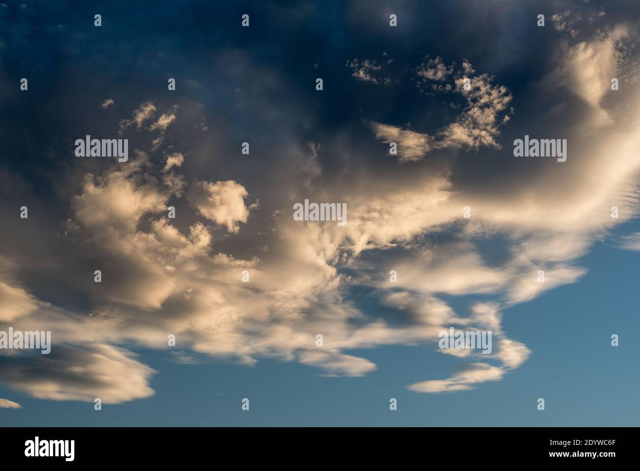 Clouds in Northeast Oregon. Stock Photo