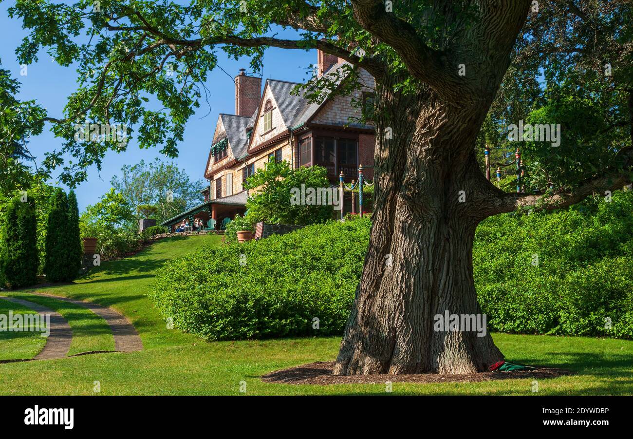Naumkeag manor and country estate, Stockbridge, MA. The Oak Lawn, site