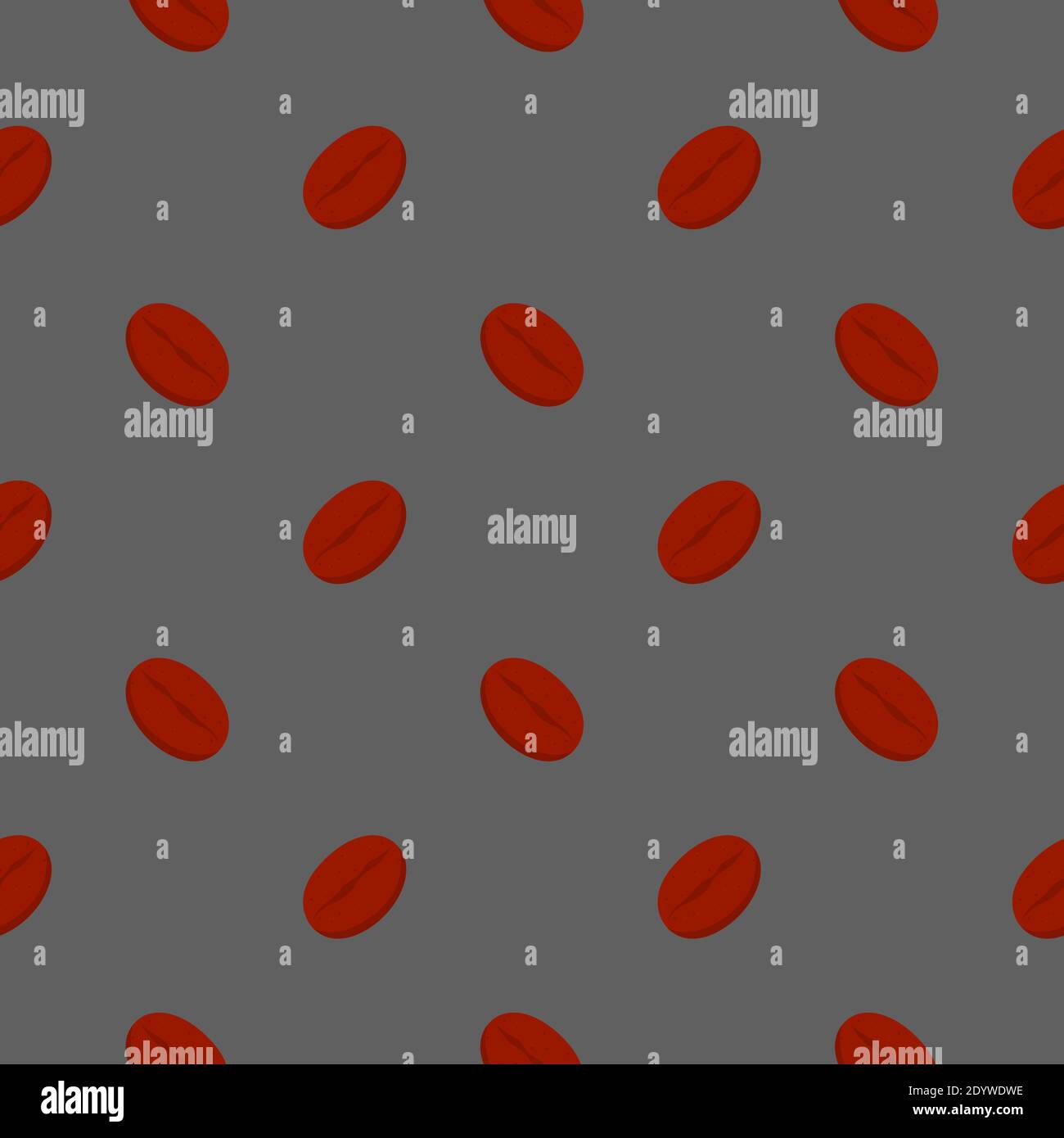 Coffee beans,seamless pattern on dark brown background Stock Vector ...