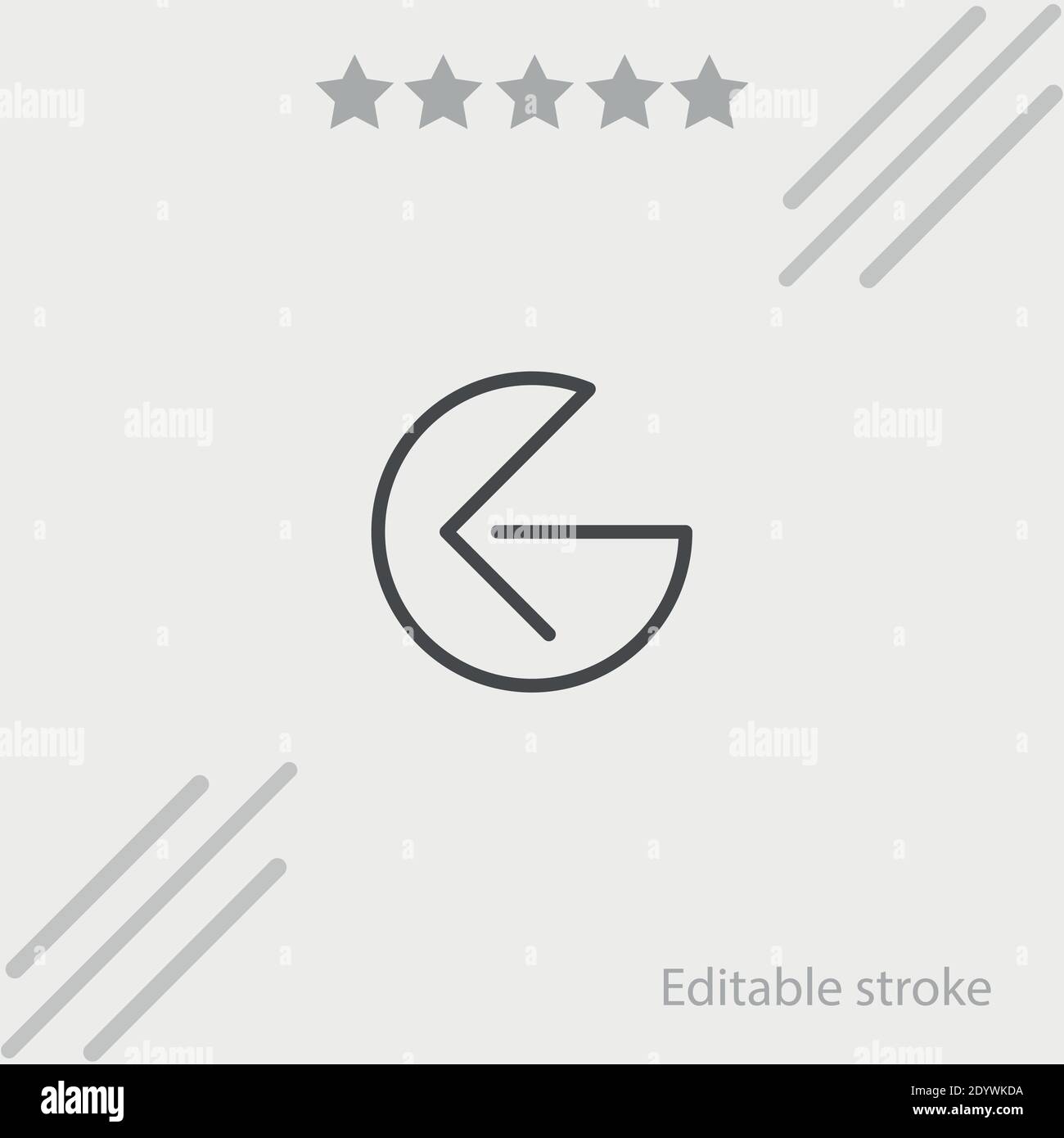 arrow vector icon modern simple vector illustration Stock Vector Image ...