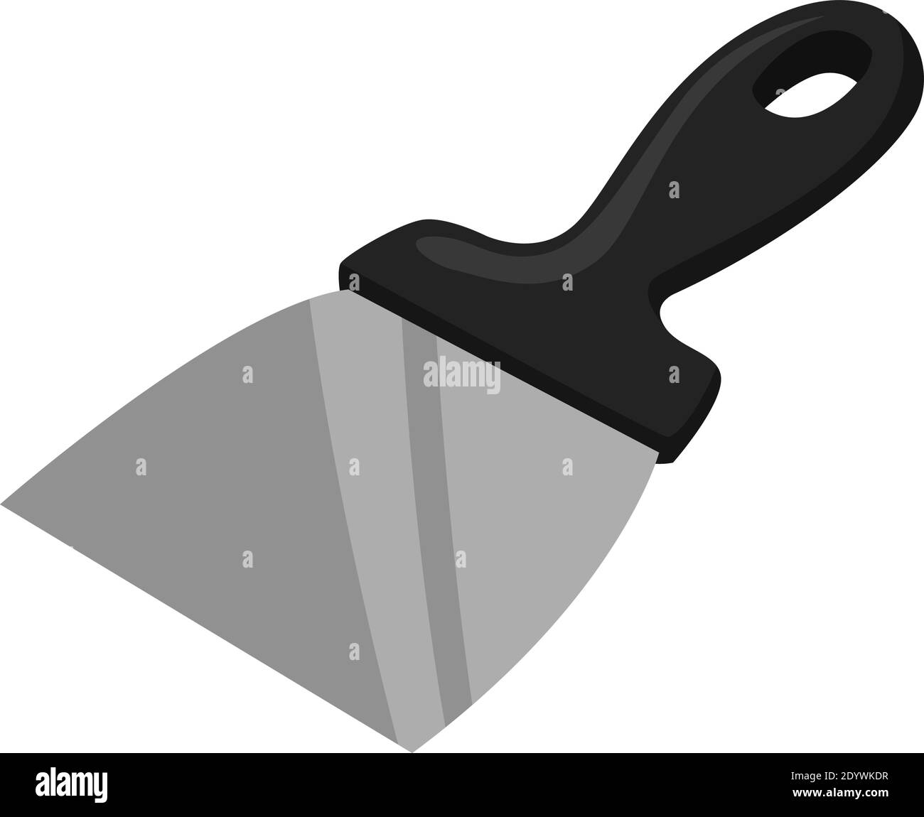 Putty knife vector vectors Black and White Stock Photos Images