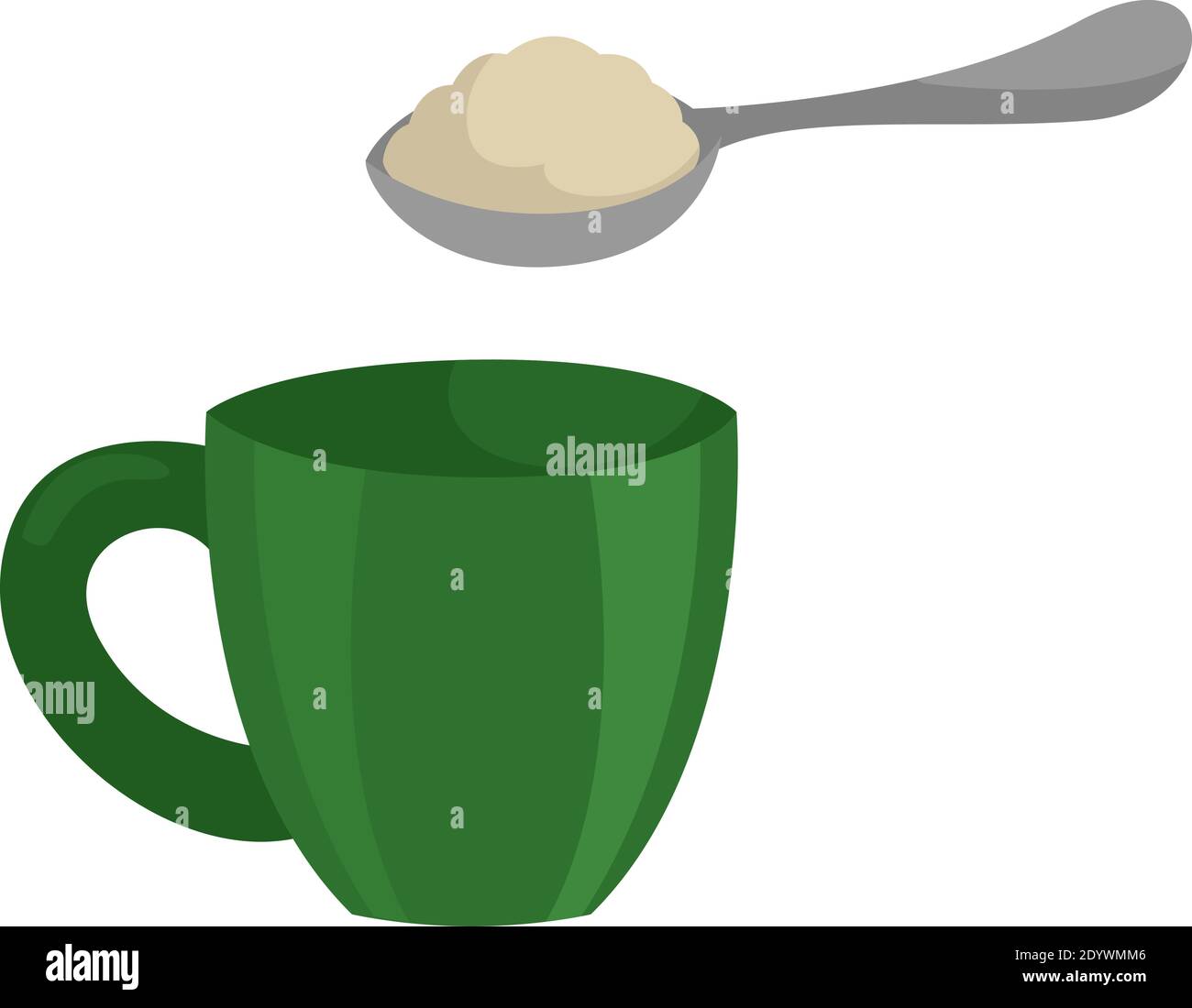 Sugar powder Stock Vector Images Alamy