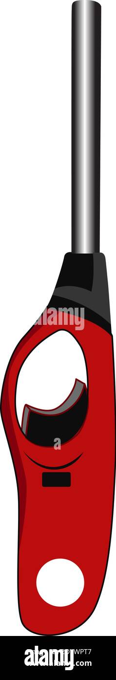 Kitchen lighter, illustration, vector on a white background. Stock Vector