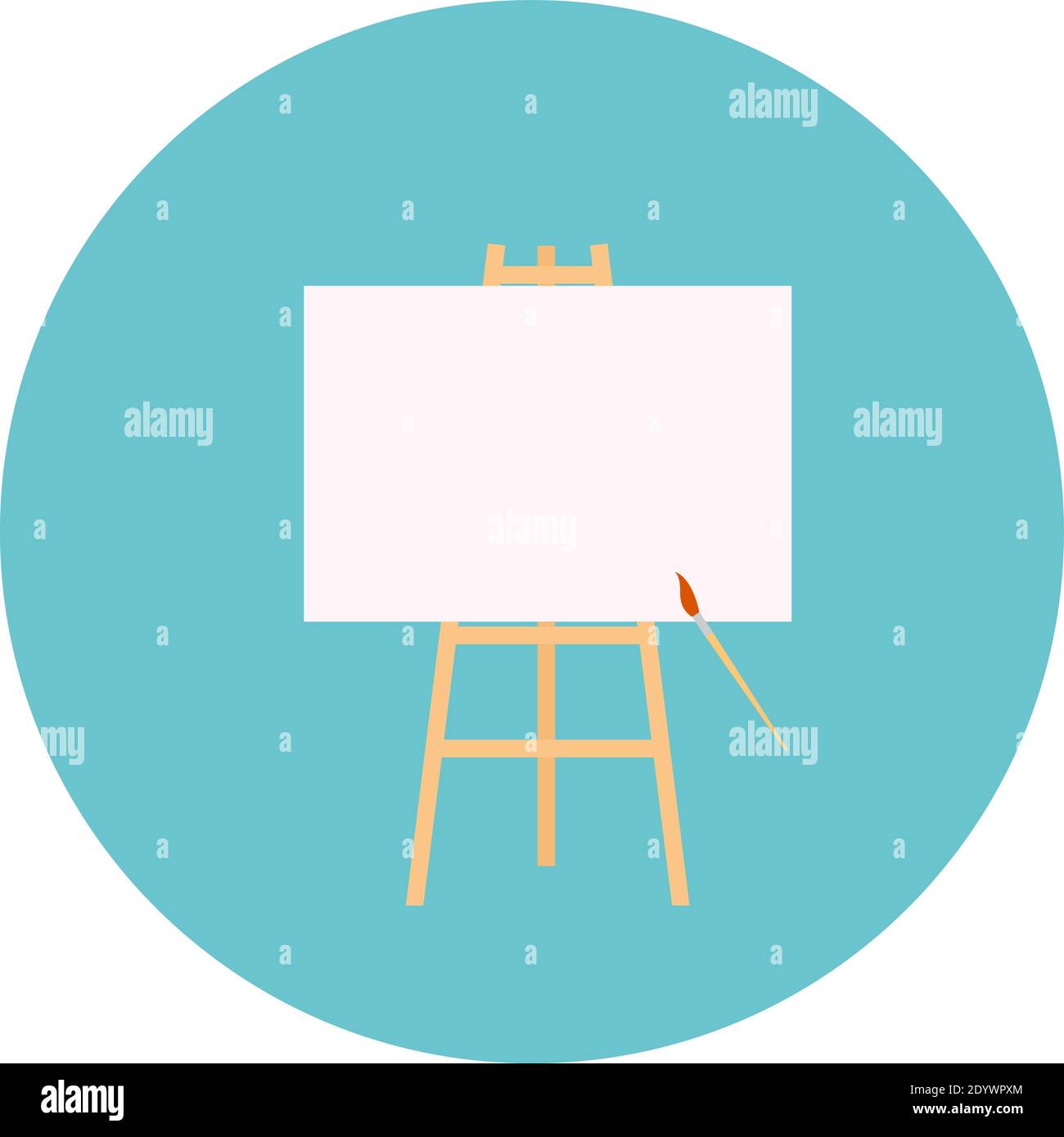 Blank painting canvas hires stock photography and images Alamy