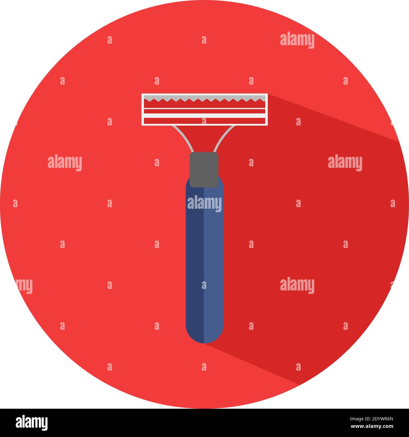Blue peeler, illustration, vector on a white background. Stock Vector