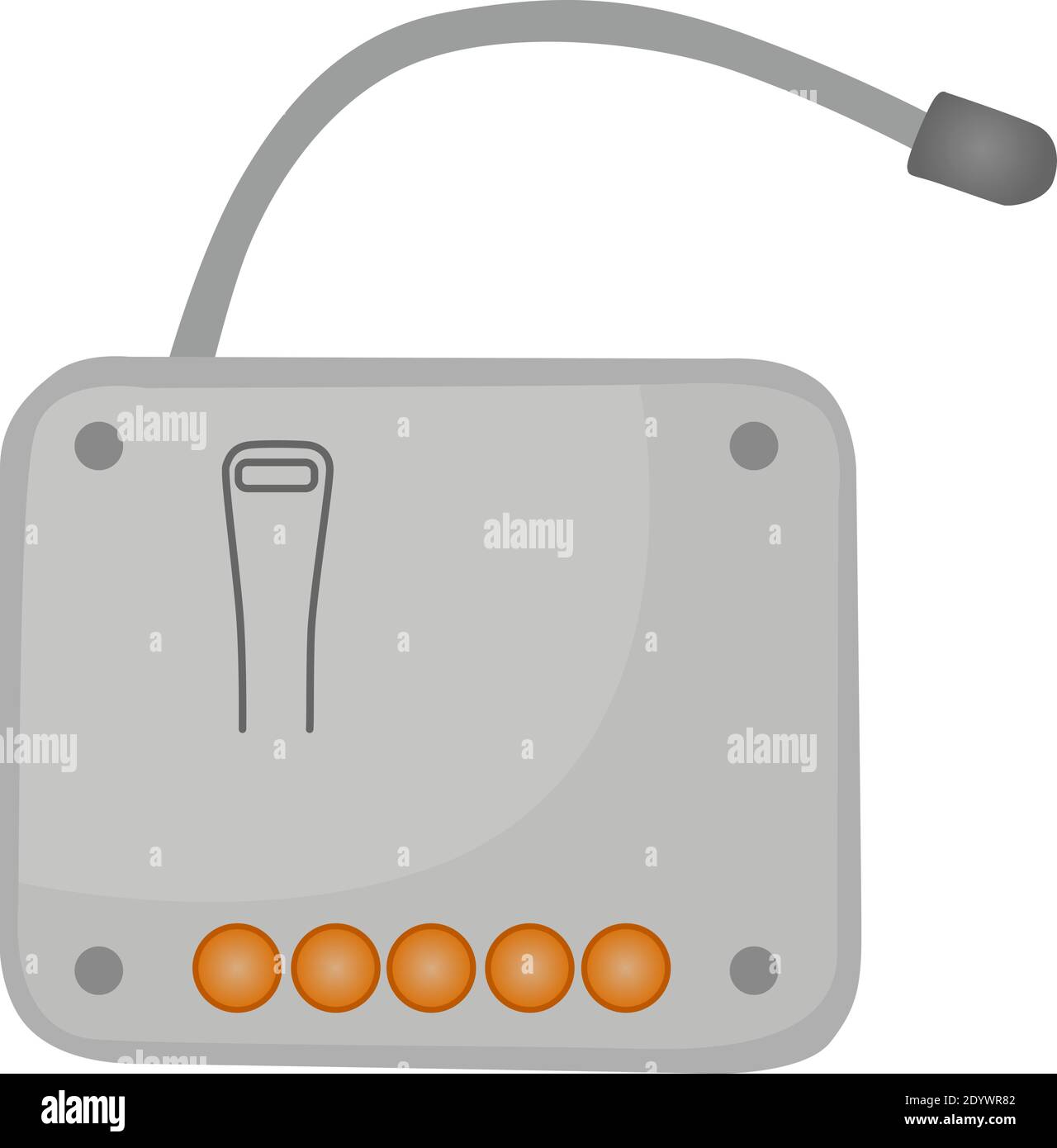 Shutter controller, illustration, vector on a white background Stock ...