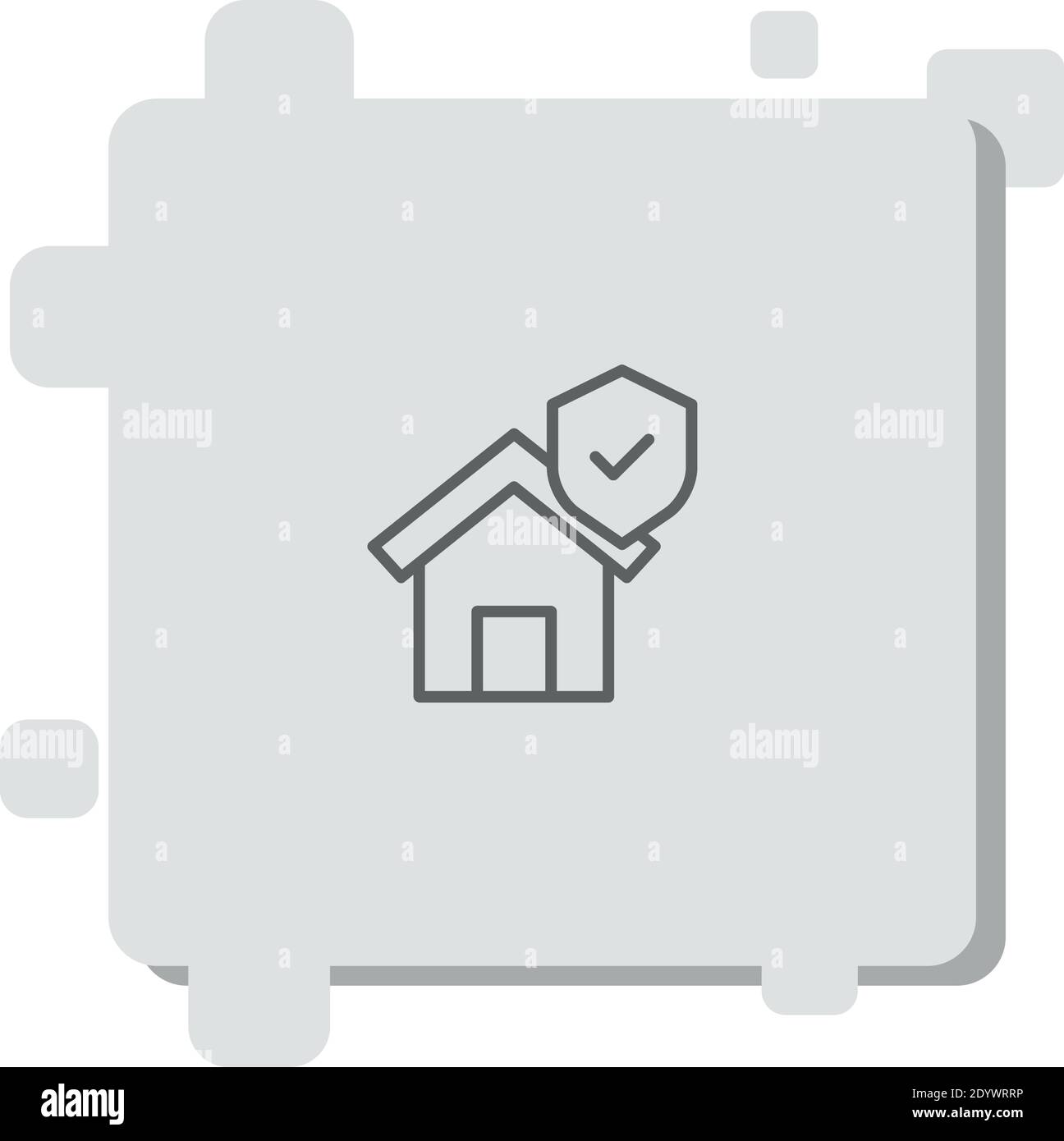 home vector icon modern simple vector illustration Stock Vector Image ...