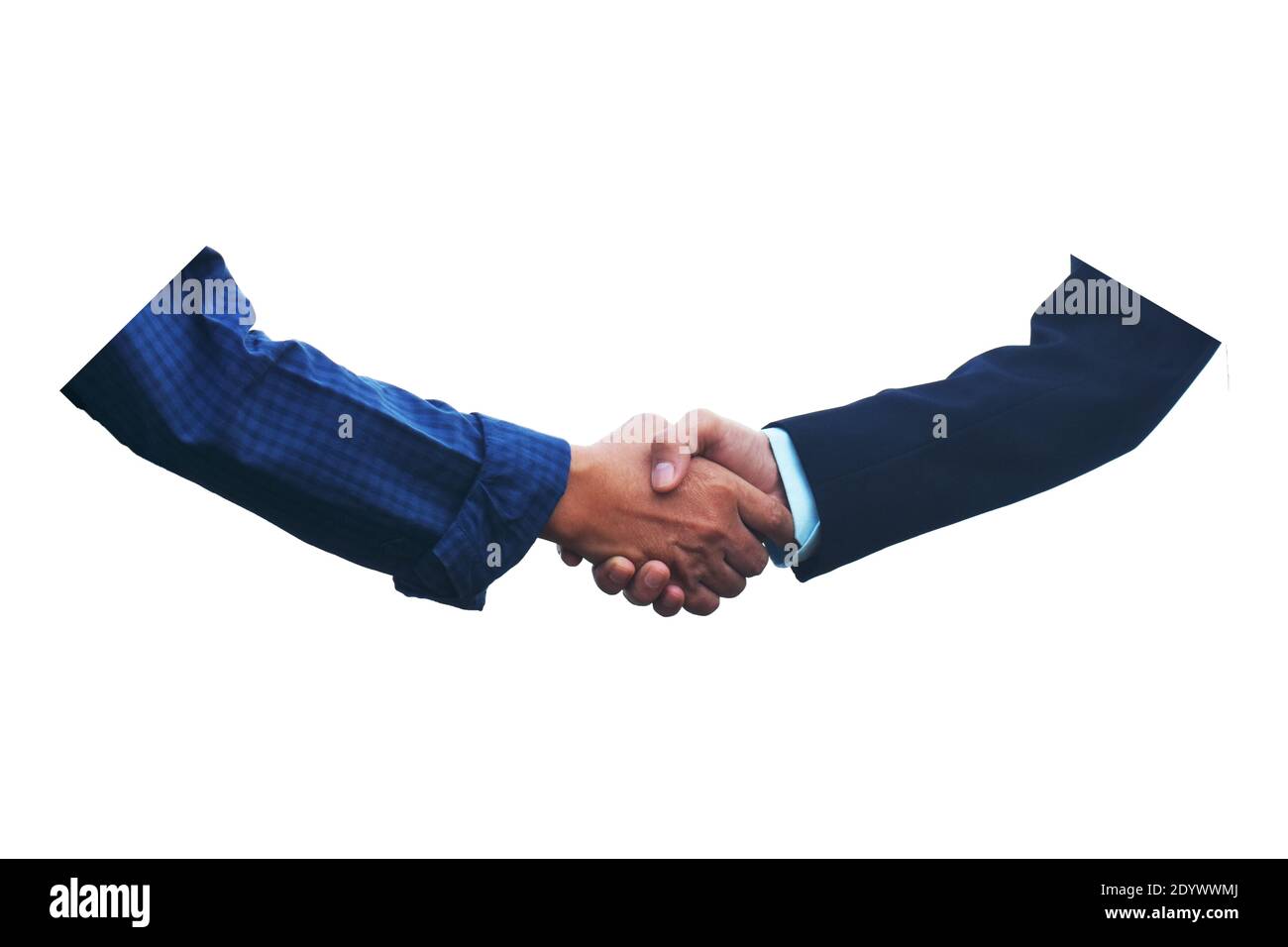 Close up shake hand business agreement concept white background Stock ...