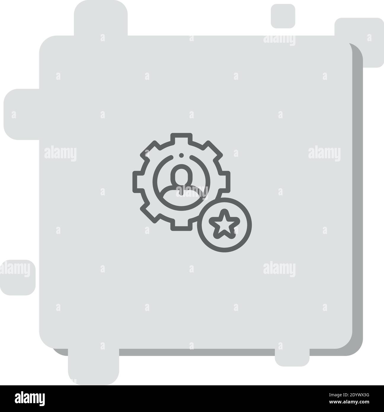 self improvement vector icon modern simple vector illustration Stock Vector